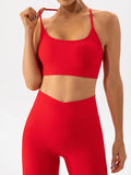 Spaghetti Strap Active Bra 