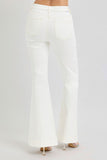 RISEN Full Size High Rise Front Patch Pocket Flare Jeans 