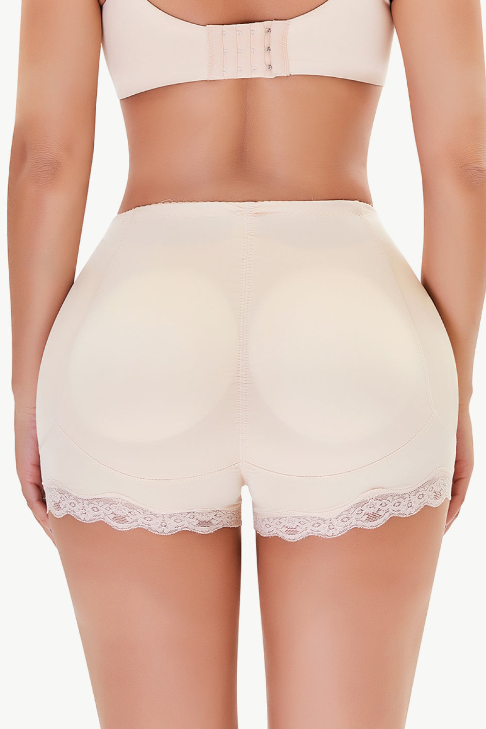 Full Size Lace Trim Shaping Shorts 
