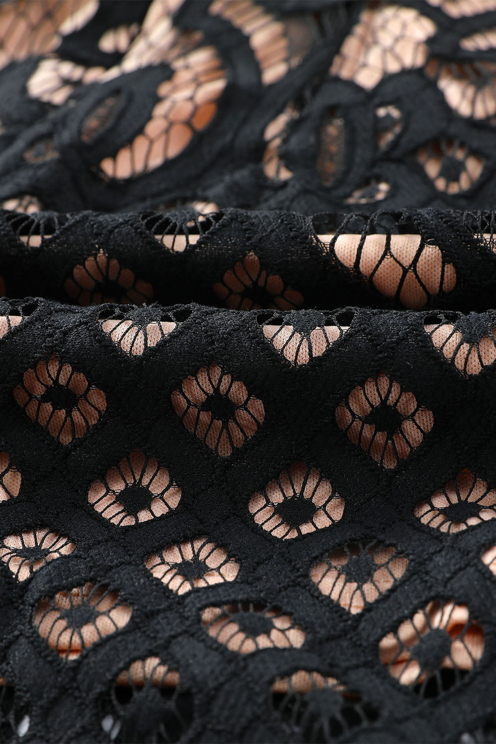 Off-Shoulder Long Sleeve Lace Dress dress