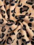 Leopard Wide Leg Plush Pants 