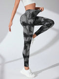 Tie-Dye High Waist Active Leggings 