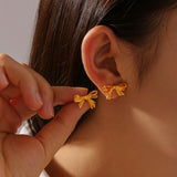 Titanium Steel Stud Earrings 