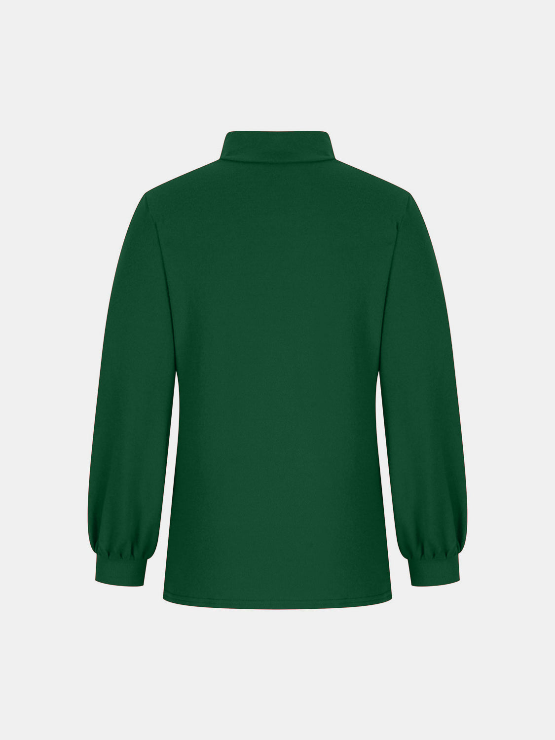 Full Size Mock Neck Long Sleeve T-Shirt 