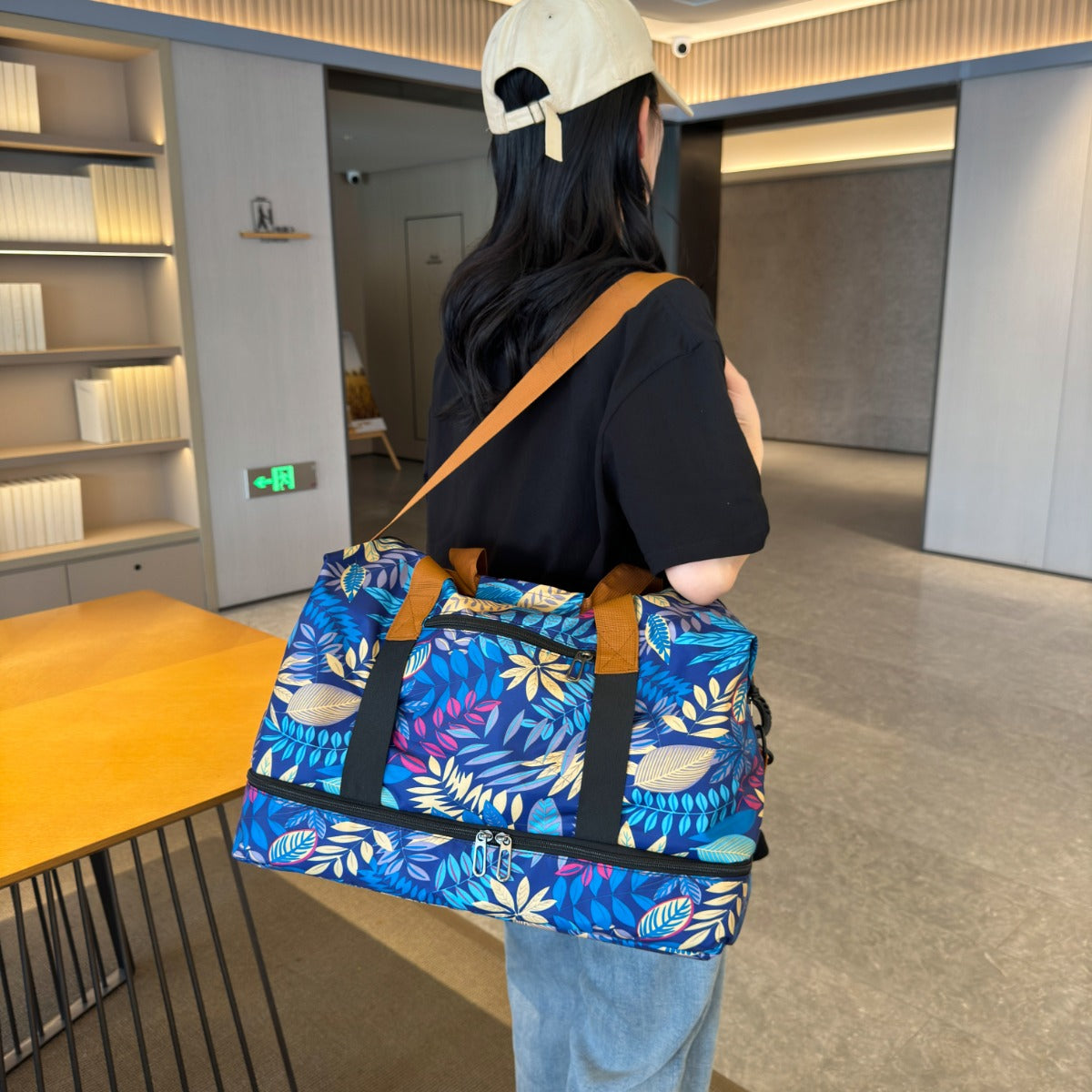 Canvas Printed Travel Bag 