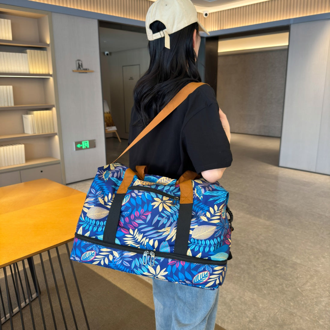 Canvas Printed Travel Bag 