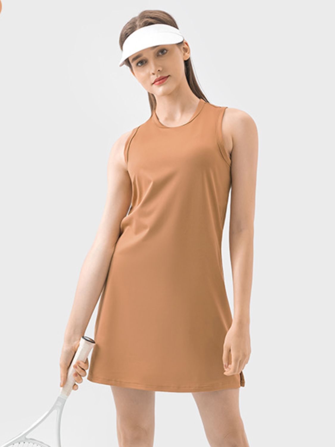 Millennia Round Neck Sleeveless Active Dress 