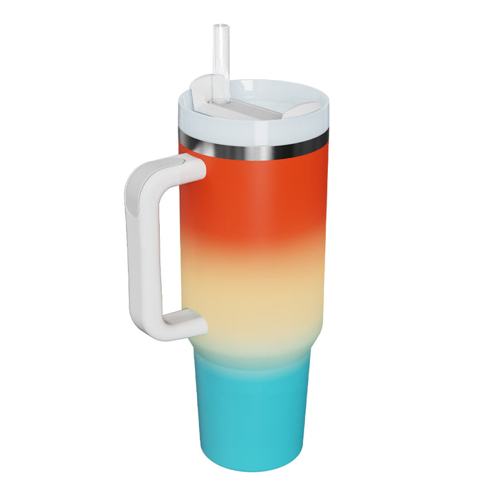 Gradient Multicolor Stainless Steel Tumbler 