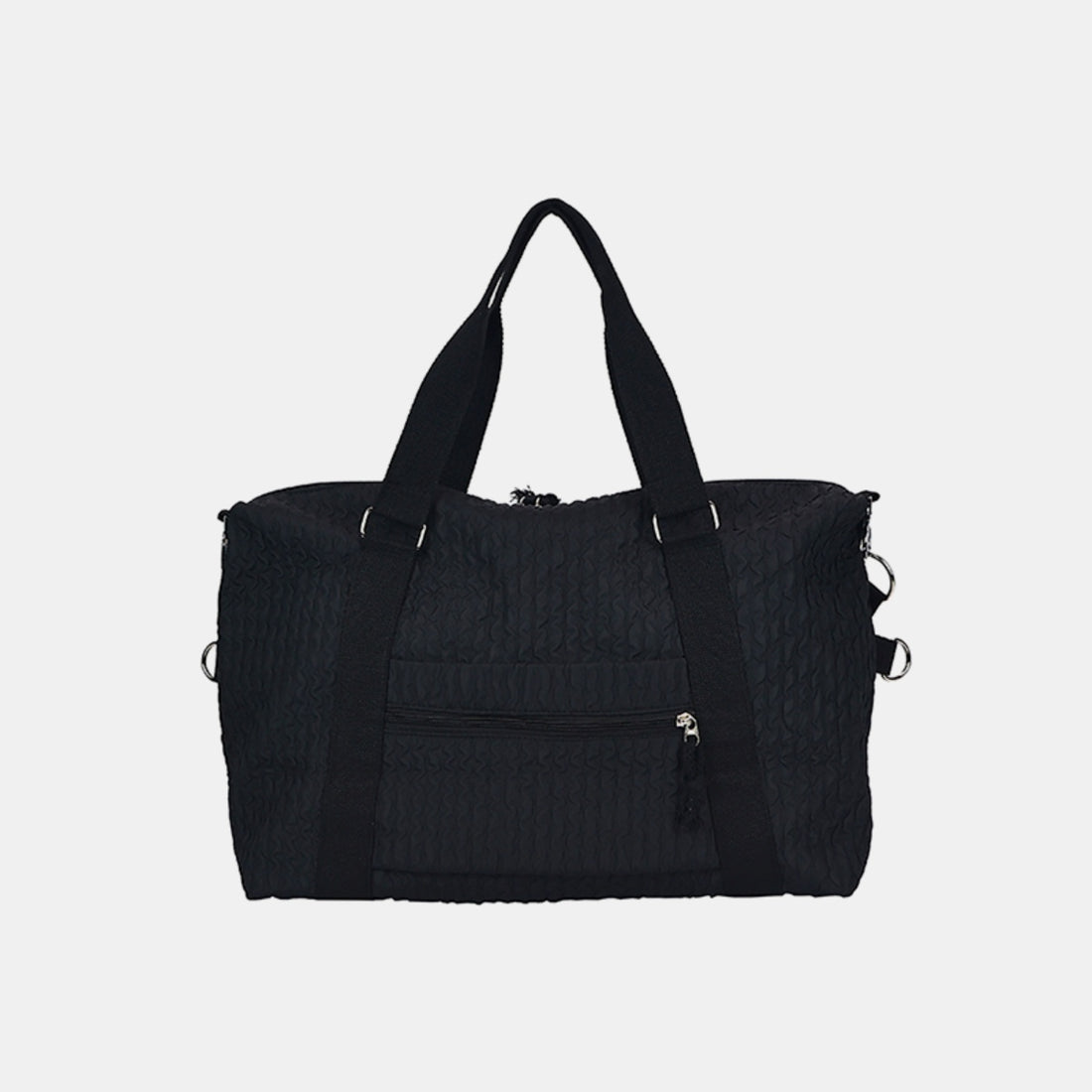 Textured Nylon Travel Bag 