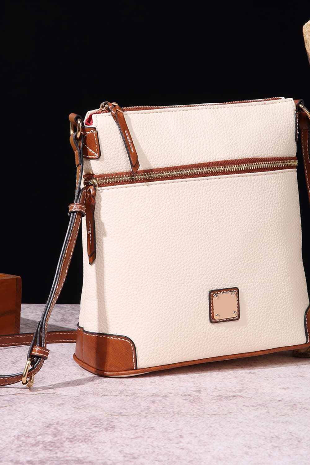 PU Leather Crossbody Bag 