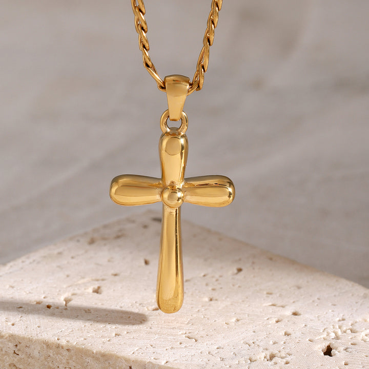 Stainless Steel Cross Necklace 