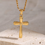 Stainless Steel Cross Necklace 