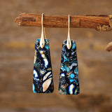 Copper Natural Stone Earrings 