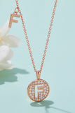Moissanite A to J Pendant Necklace 