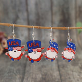 2 Pair Acrylic Gnome Earrings 
