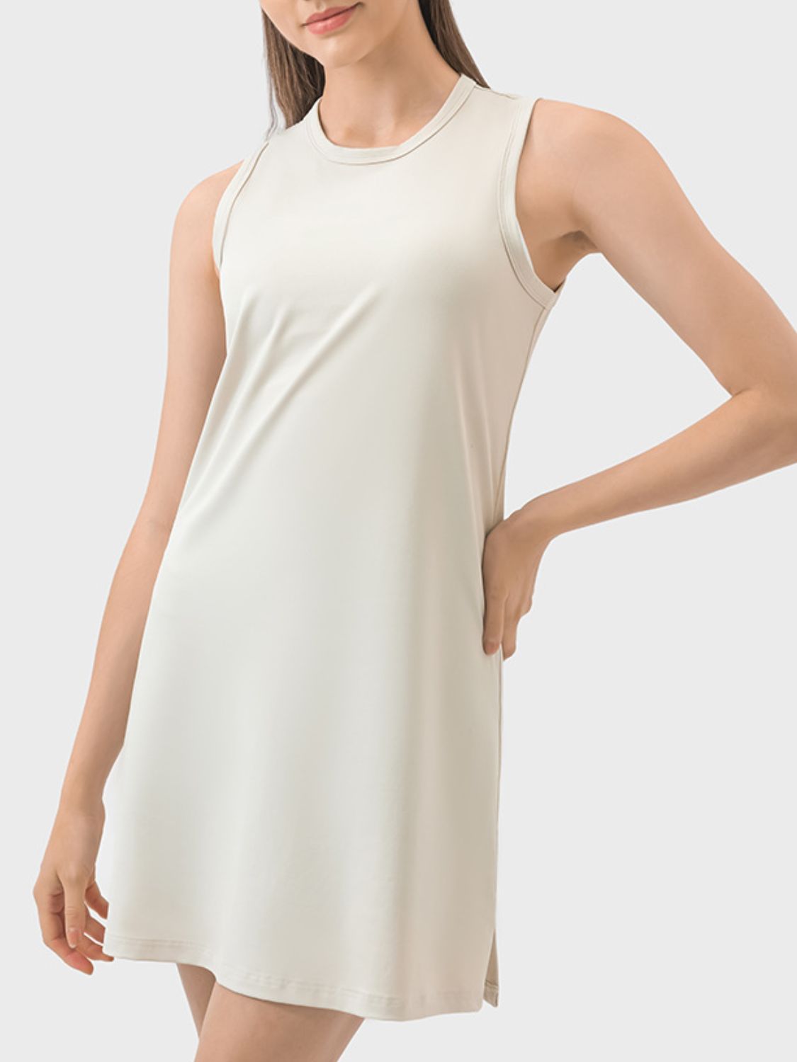 Millennia Round Neck Sleeveless Active Dress 
