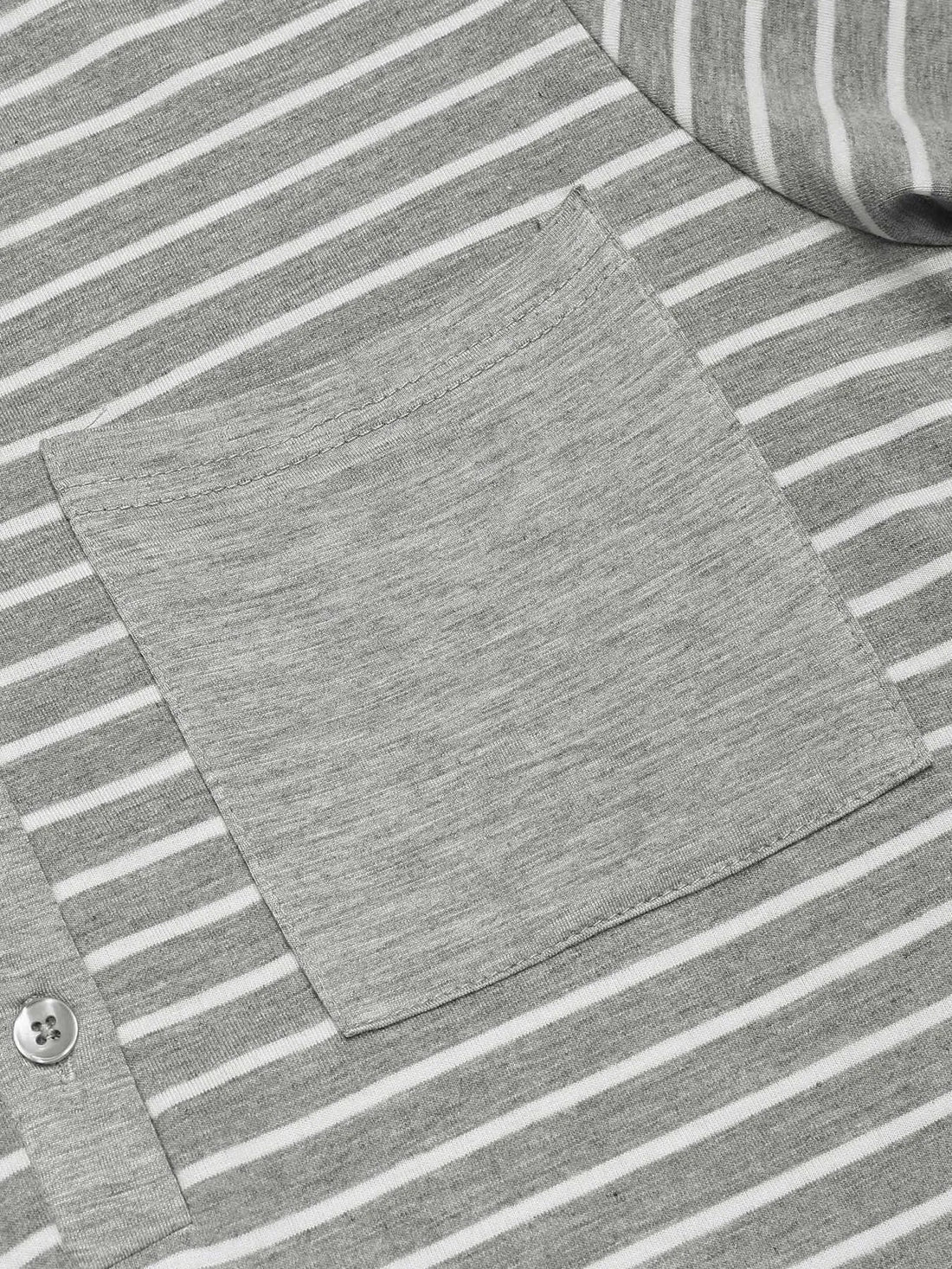 Striped Long Sleeve Lounge Dress Lingerie & Nightwear