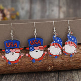 2 Pair Acrylic Gnome Earrings 