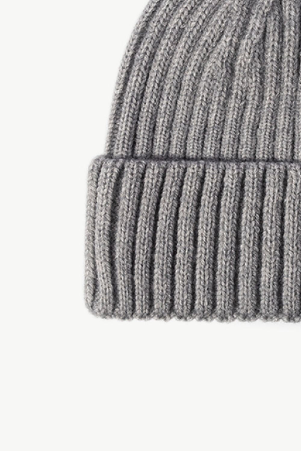 Rib-Knit Cuff Beanie 