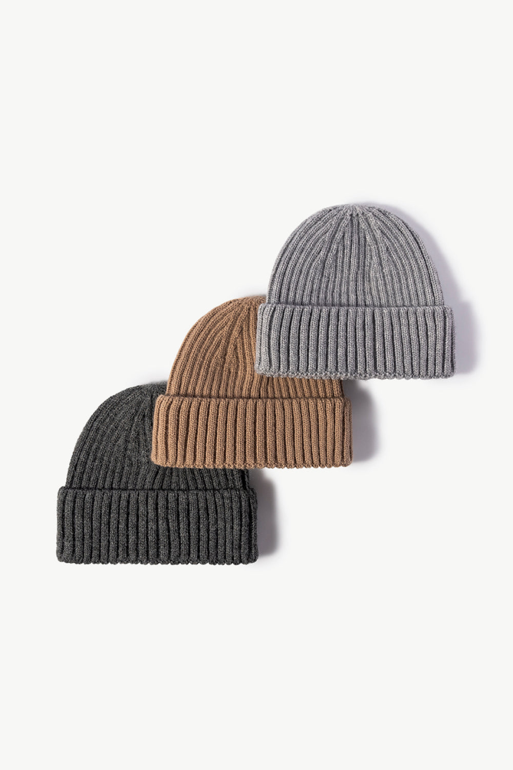 Rib-Knit Cuff Beanie 