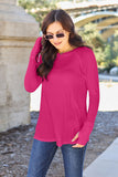 Basic Bae Full Size Round Neck Long Sleeve T-Shirt 
