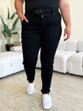 Judy Blue Full Size High Waist Double Roll Cuff Jeans 