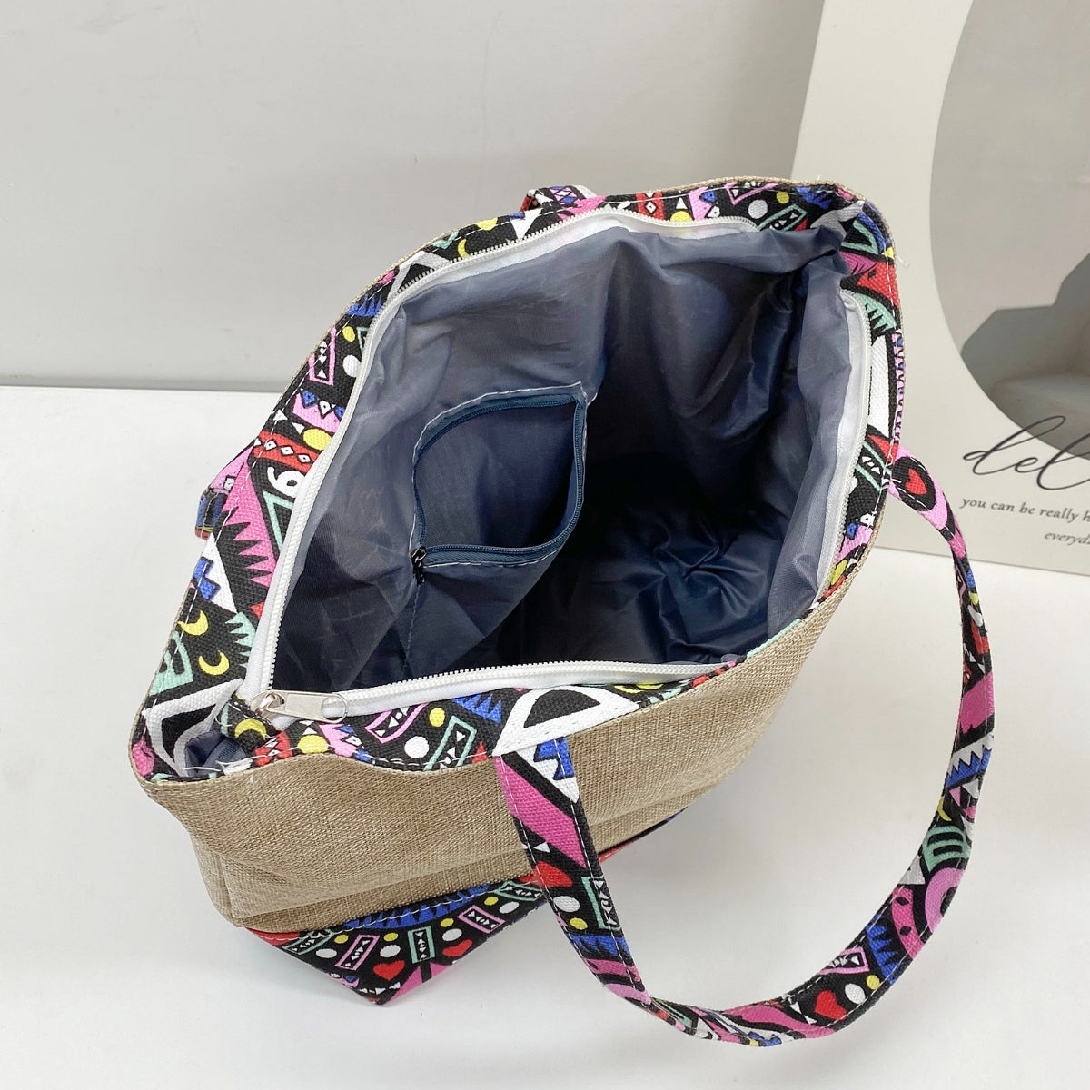 Geometric Medium Tote Bag 