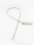 Knot Buckle Metal Belt 