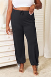 Basic Bae Full Size Soft Rayon Drawstring Waist Pants with Pockets 