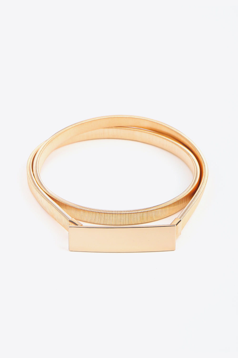Elastic Iron Skinny Belt 
