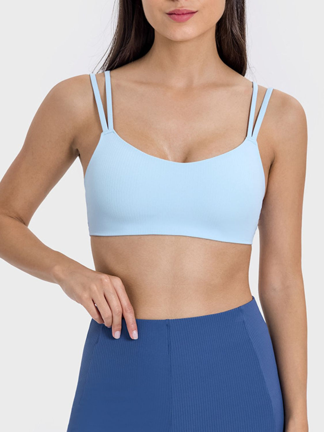 Millennia Scoop Neck Double Strap Active Cami 