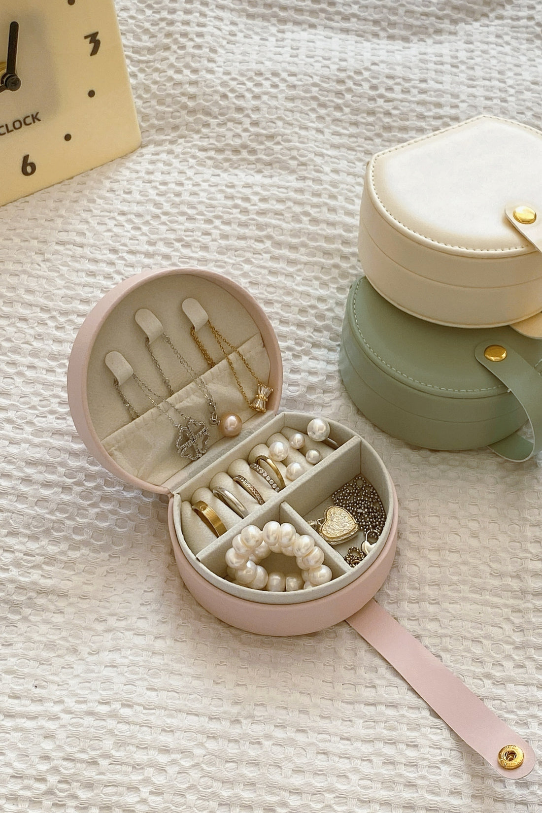 PU Leather Travel Jewelry Box 