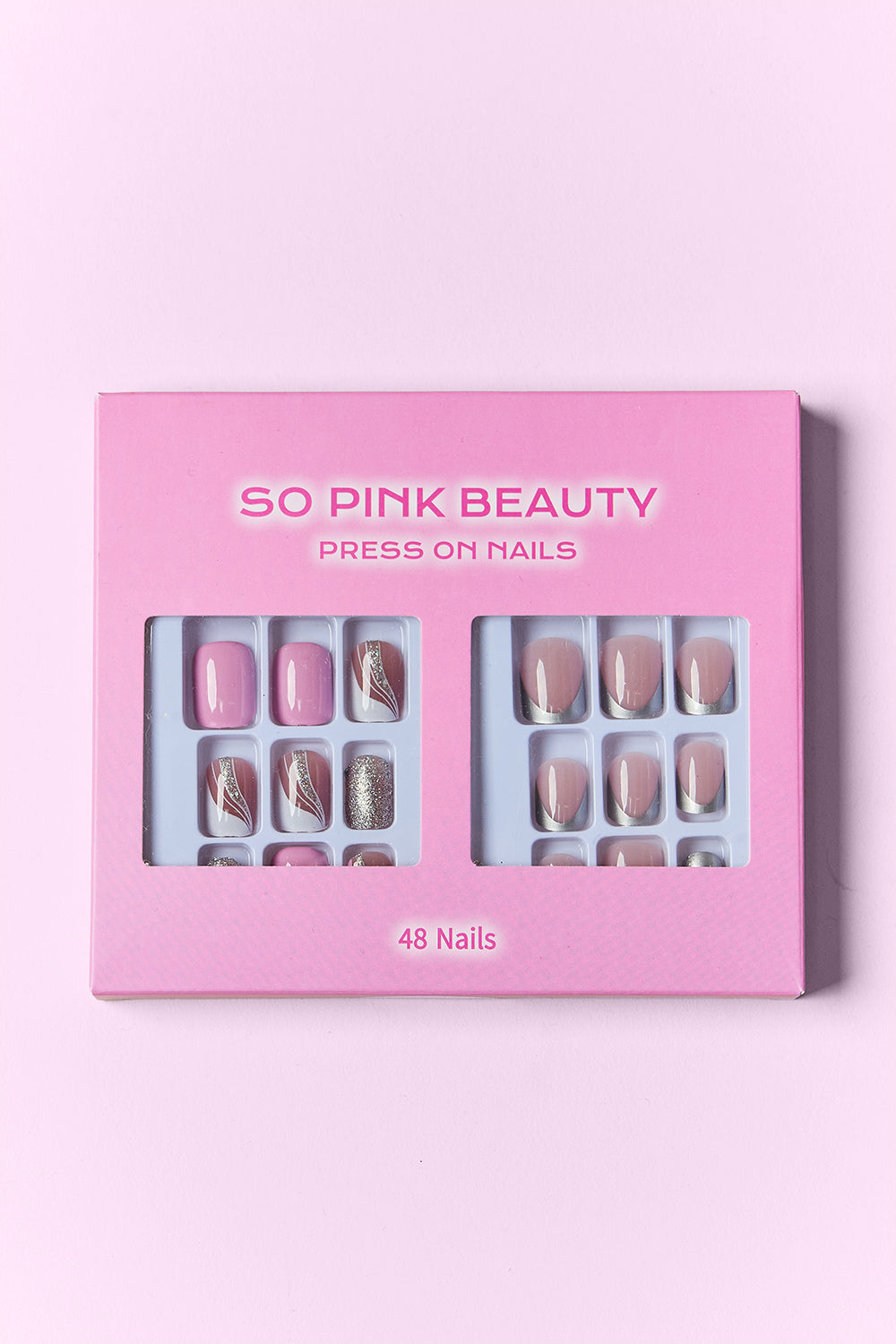 SO PINK BEAUTY Press On Nails 2 Packs 