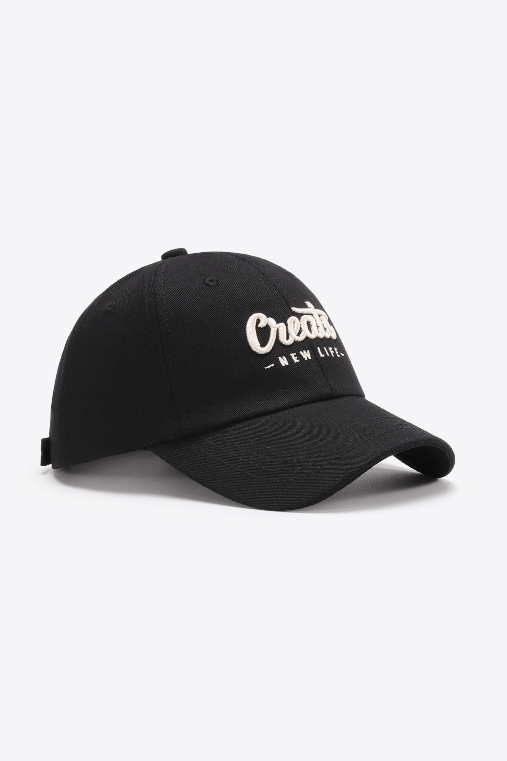 CREATE NEW LIFE Adjustable Cotton Baseball Cap 