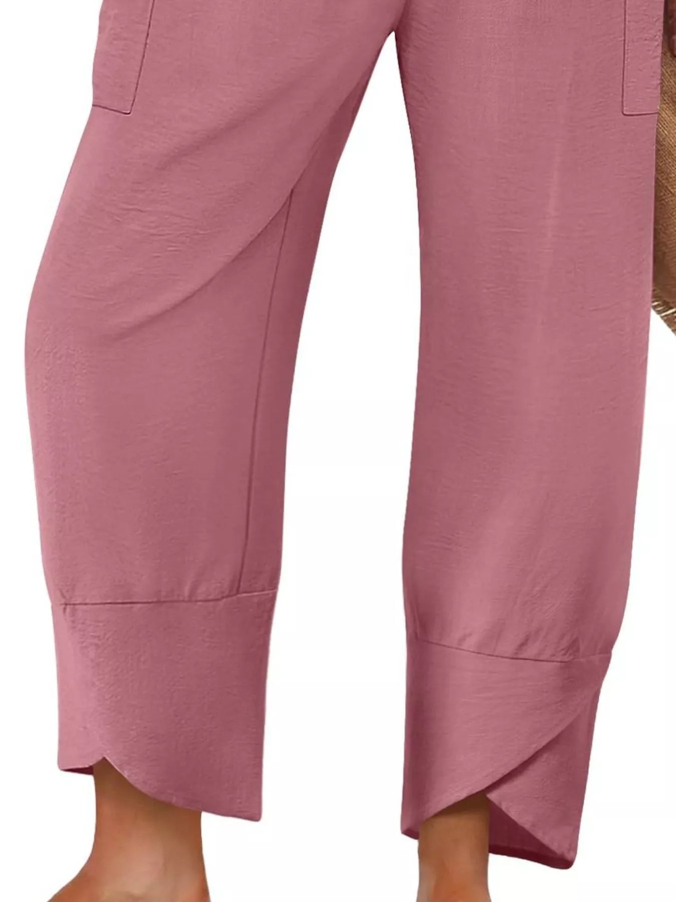 Elastic Waist Pants 