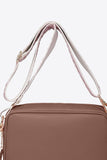 PU Leather Tassel Crossbody Bag 