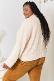 Double Take Open Front Long Sleeve Cardigan 