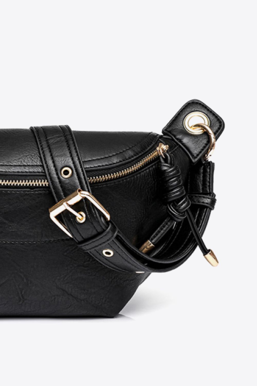 PU Leather Chain Strap Crossbody Bag 