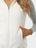 Zip Up Turtleneck Vest with Pockets 