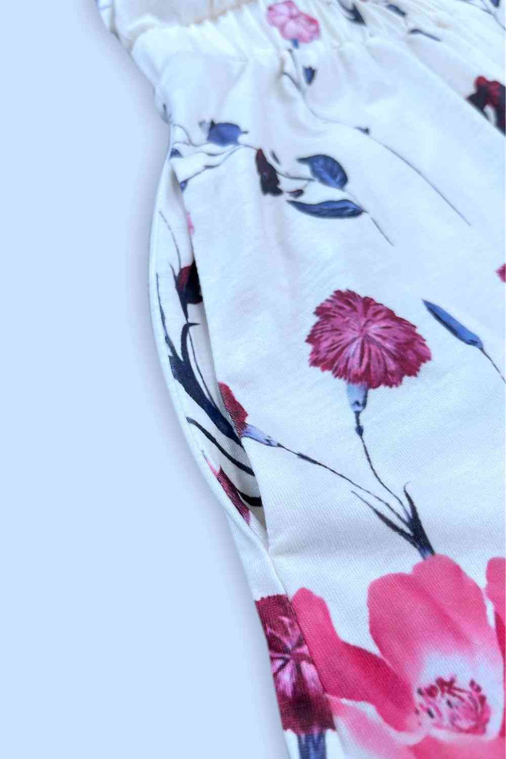 Double Take Scoop Neck Buttoned Sleeveless Magic Dress with Pockets 