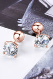 2 Carat Moissanite 925 Sterling Silver Stud Earrings 
