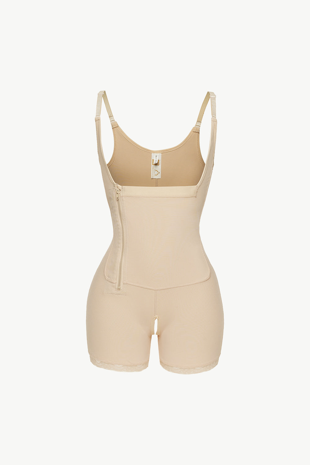 Full Size Side Zipper Under-Bust Shaping Bodysuit 