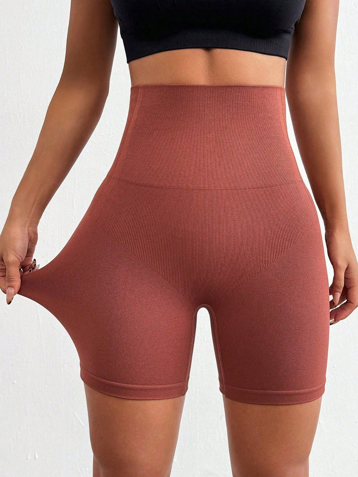 Seamless High Waist Active Shorts 