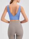 Scoop Neck Wide Strap Active Tank 