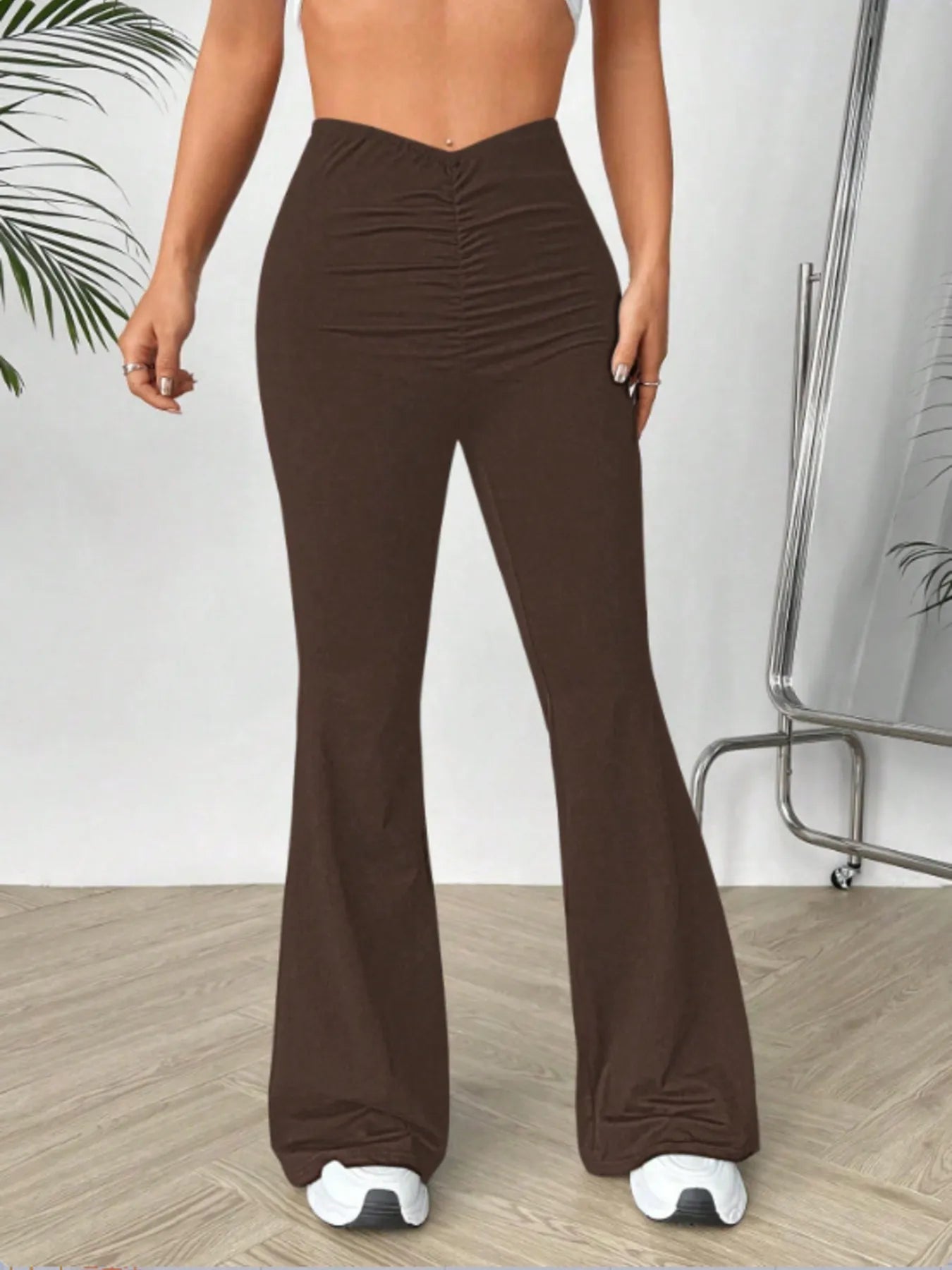 High Waisted Flare Pants 