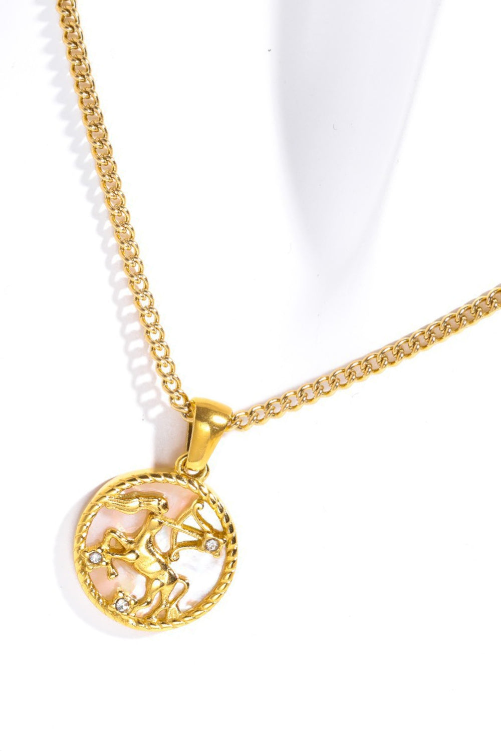 Constellation Pendant Stainless Steel Necklace 