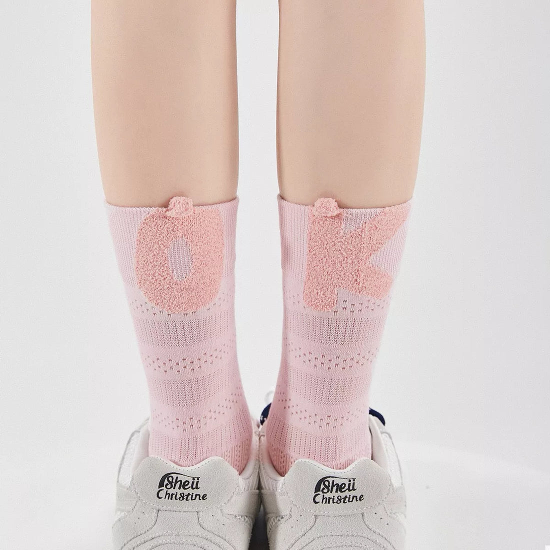 Breathable Letter Crew Socks Lingerie & Nightwear