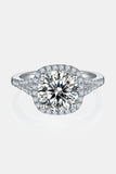 3 Carat Moissanite Halo Ring 