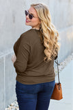 Basic Bae Full Size Round Neck Batwing Sleeve Top 