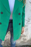 Full Size Collared Neck Long Sleeve Blazer 